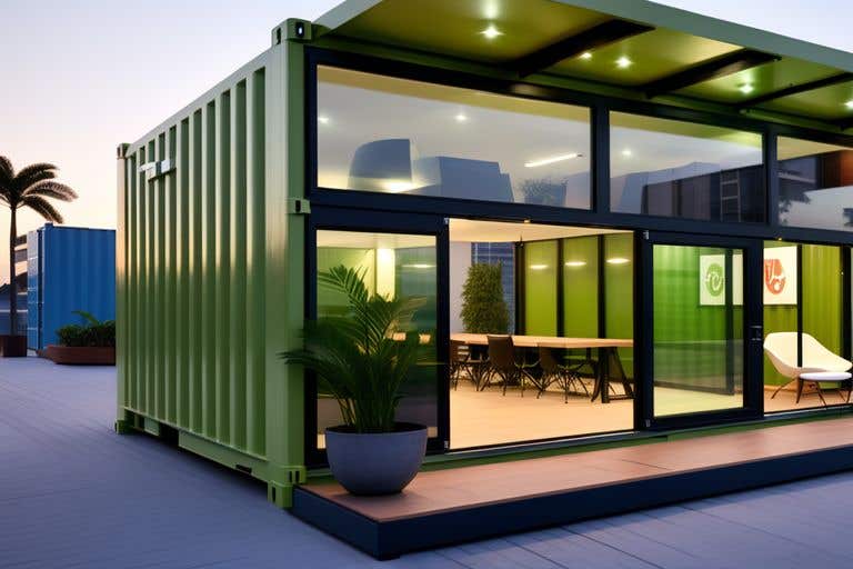 Location Conteneur Bureau Aménagé Europe — SSM